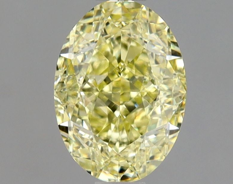 Loose Diamond - OVAL 1.02ct Fancy Light Yellow VVS2: Loose Diamond - OVAL 1.02ct Fancy Light Yellow VVS2 Source: Natural Shape: OVAL Carats: 1.02 Color: Fancy Light Yellow Certification: GIA Video: