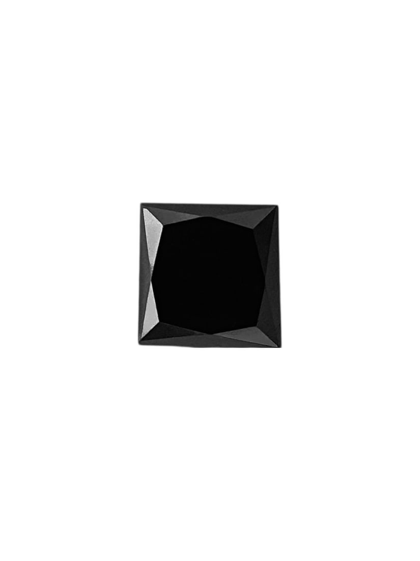 Loose Diamond - PRINCESS 0.16ct Fancy Black VVS2: Loose Diamond - PRINCESS 0.16ct Fancy Black VVS2 Source: Natural Shape: PRINCESS Carats: 0.16 Color: Fancy Black Certification: NONE The Diamond Depot Guarantee: All items in this auction are guarante