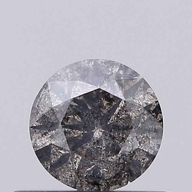 Loose Diamond - ROUND 0.39ct Fancy Gray I3: Loose Diamond - ROUND 0.39ct Fancy Gray I3 Source: Natural Shape: ROUND Carats: 0.39 Color: Fancy Gray Certification: NONE Video: