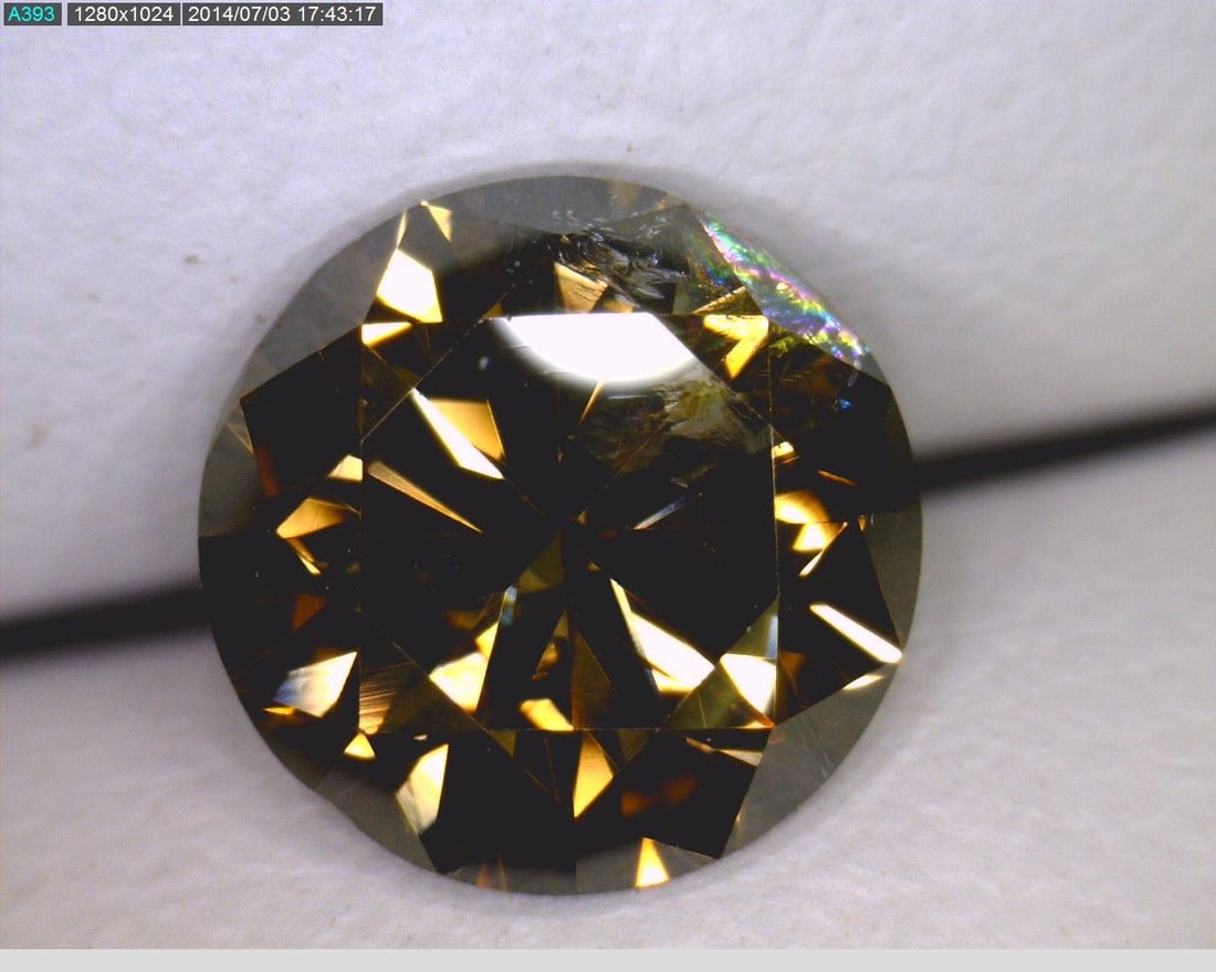 Loose Diamond - ROUND 1.27ct Champagne I1 (1 of 1)