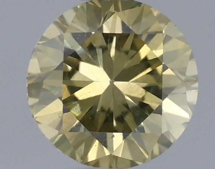 Loose Diamond - ROUND 0.3ct Fancy Brownish Greenish Yellow: Loose Diamond - ROUND 0.3ct Fancy Brownish Greenish Yellow Source: Natural Shape: ROUND Carats: 0.3 Color: Fancy Brownish Greenish Yellow Certification: GIA Video: