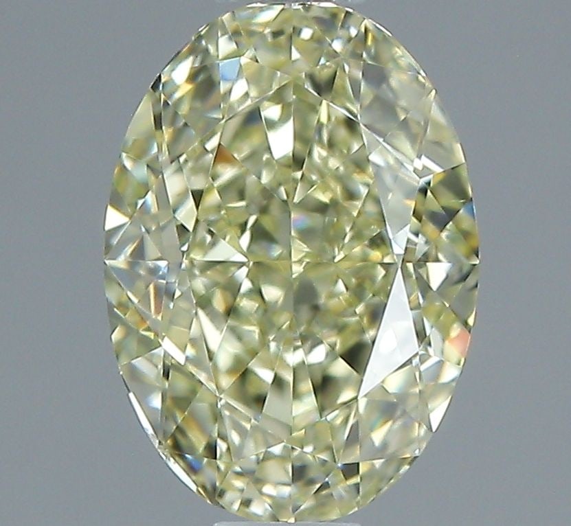 Loose Diamond - OVAL 1.0ct Fancy Light Yellow VS1: Loose Diamond - OVAL 1.0ct Fancy Light Yellow VS1 Source: Natural Shape: OVAL Carats: 1.0 Color: Fancy Light Yellow Certification: GIA Video: