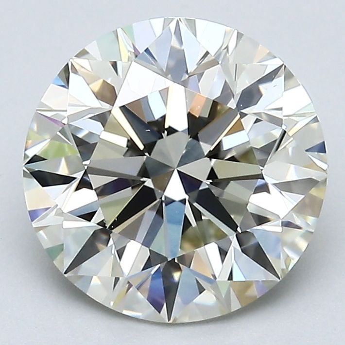 Loose Diamond - ROUND 2.72ct L VVS2: Loose Diamond - ROUND 2.72ct L VVS2 Source: Natural Shape: ROUND Carats: 2.72 Color: L Clarity: VVS2 Certification: GIA Video: