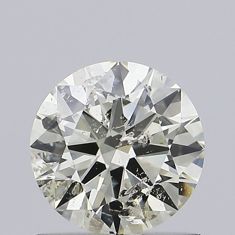 Loose Diamond - ROUND 0.9ct Q-R I2: Loose Diamond - ROUND 0.9ct Q-R I2 Source: Natural Shape: ROUND Carats: 0.9 Color: Q-R Certification: NONE Video: