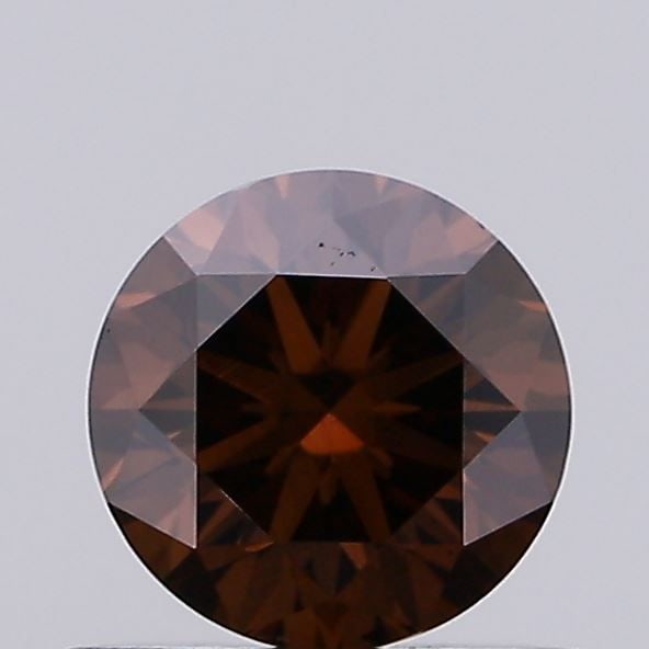 Loose Diamond - ROUND 0.5ct Fancy Brown SI1: Loose Diamond - ROUND 0.5ct Fancy Brown SI1 Source: Natural Shape: ROUND Carats: 0.5 Color: Fancy Brown Certification: NONE Video: