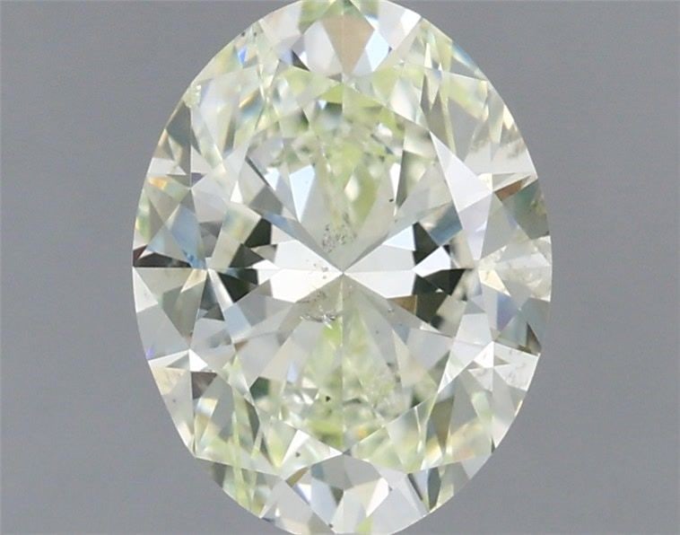 Loose Diamond - OVAL 1.01ct Fancy Light Green Yellow SI2: Loose Diamond - OVAL 1.01ct Fancy Light Green Yellow SI2 Source: Natural Shape: OVAL Carats: 1.01 Color: Fancy Light Green Yellow Certification: GIA Video: