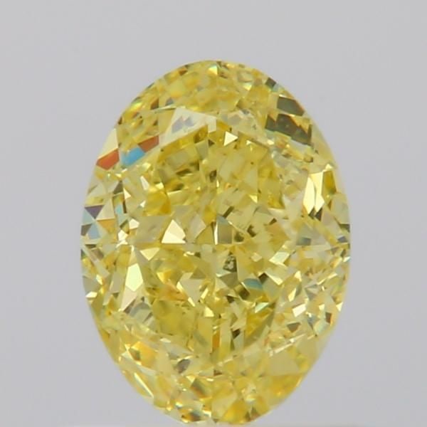 Loose Diamond - OVAL 0.8ct Fancy Intense Yellow VS2: Loose Diamond - OVAL 0.8ct Fancy Intense Yellow VS2 Source: Natural Shape: OVAL Carats: 0.8 Color: Fancy Intense Yellow Certification: GIA Video:
