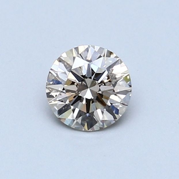 Loose Diamond - ROUND 0.46ct Fancy Light Brown SI2: Loose Diamond - ROUND 0.46ct Fancy Light Brown SI2 Source: Natural Shape: ROUND Carats: 0.46 Color: Fancy Light Brown Certification: NONE Video: