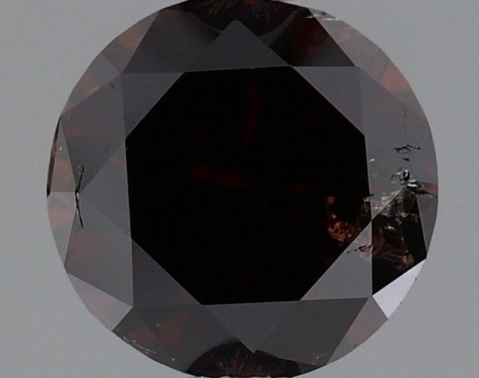 Loose Diamond - ROUND 1.11ct Fancy Dark Brown (1 of 1)