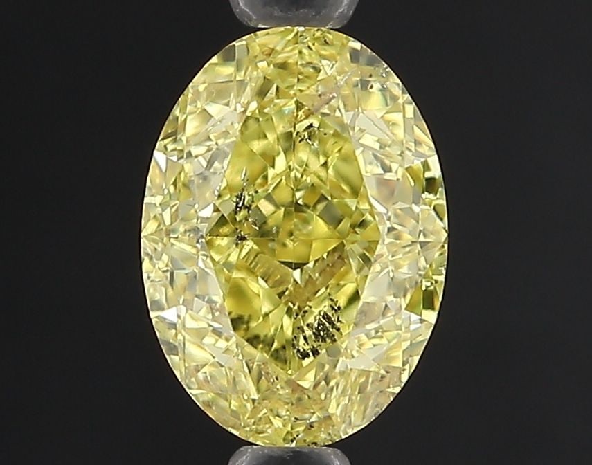 Loose Diamond - OVAL 1.01ct Fancy Intense Yellow I1: Loose Diamond - OVAL 1.01ct Fancy Intense Yellow I1 Source: Natural Shape: OVAL Carats: 1.01 Color: Fancy Intense Yellow Certification: GIA Video:
