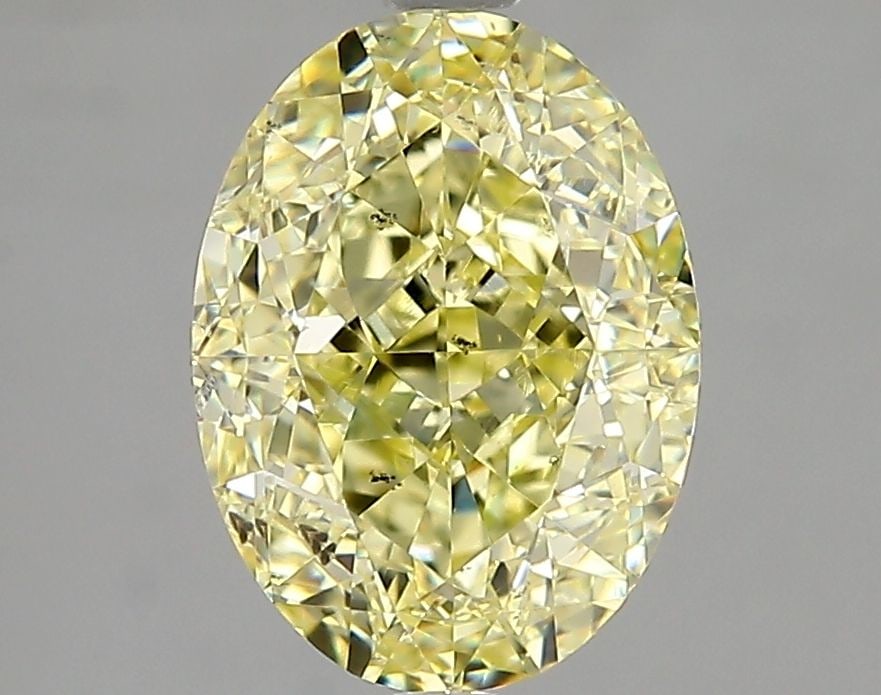 Loose Diamond - OVAL 3.01ct Fancy Yellow SI1: Loose Diamond - OVAL 3.01ct Fancy Yellow SI1 Source: Natural Shape: OVAL Carats: 3.01 Color: Fancy Yellow Certification: GIA Video: