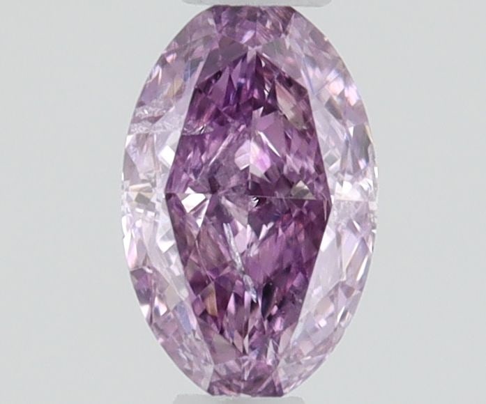 Loose Diamond - OVAL 0.15ct Fancy Intense Pink Purple I2: Loose Diamond - OVAL 0.15ct Fancy Intense Pink Purple I2 Source: Natural Shape: OVAL Carats: 0.15 Color: Fancy Intense Pink Purple Certification: GIA Video: