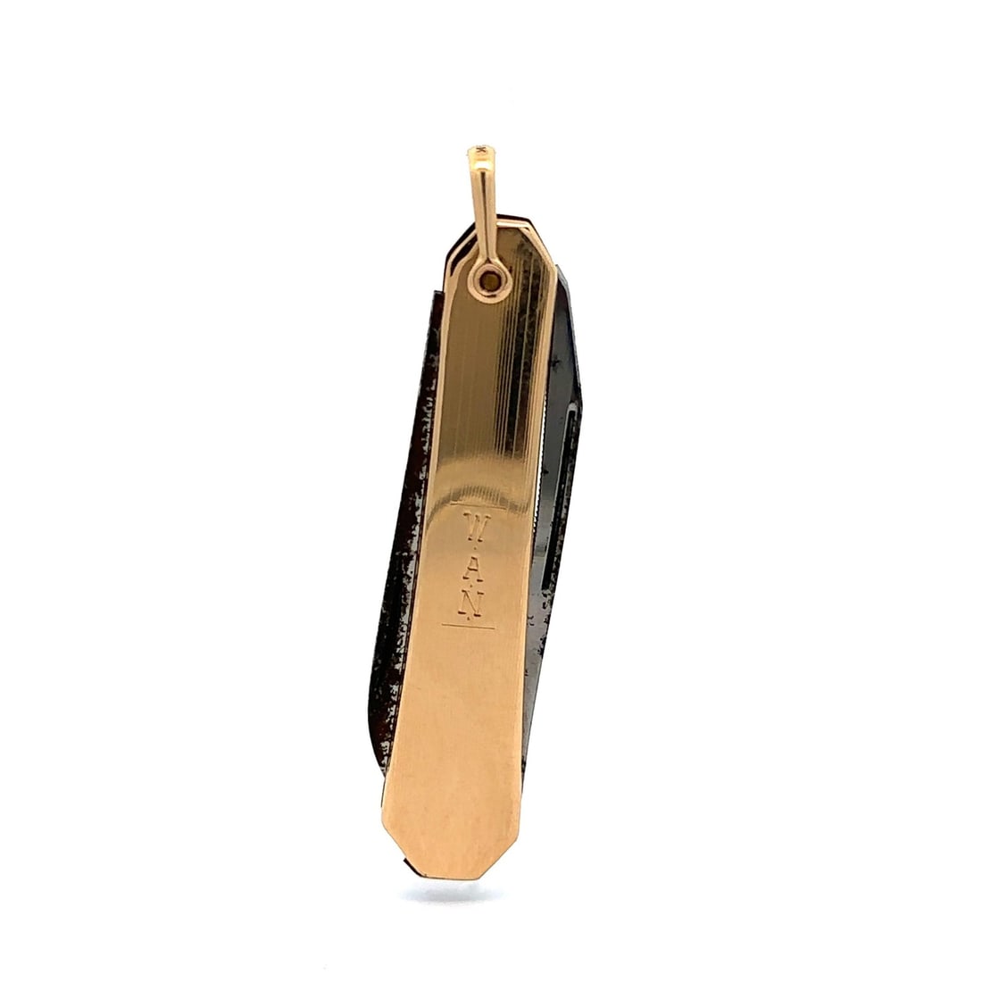 Vintage 14k Yellow Gold Pocket Knife Pendant Locket (1 of 7)
