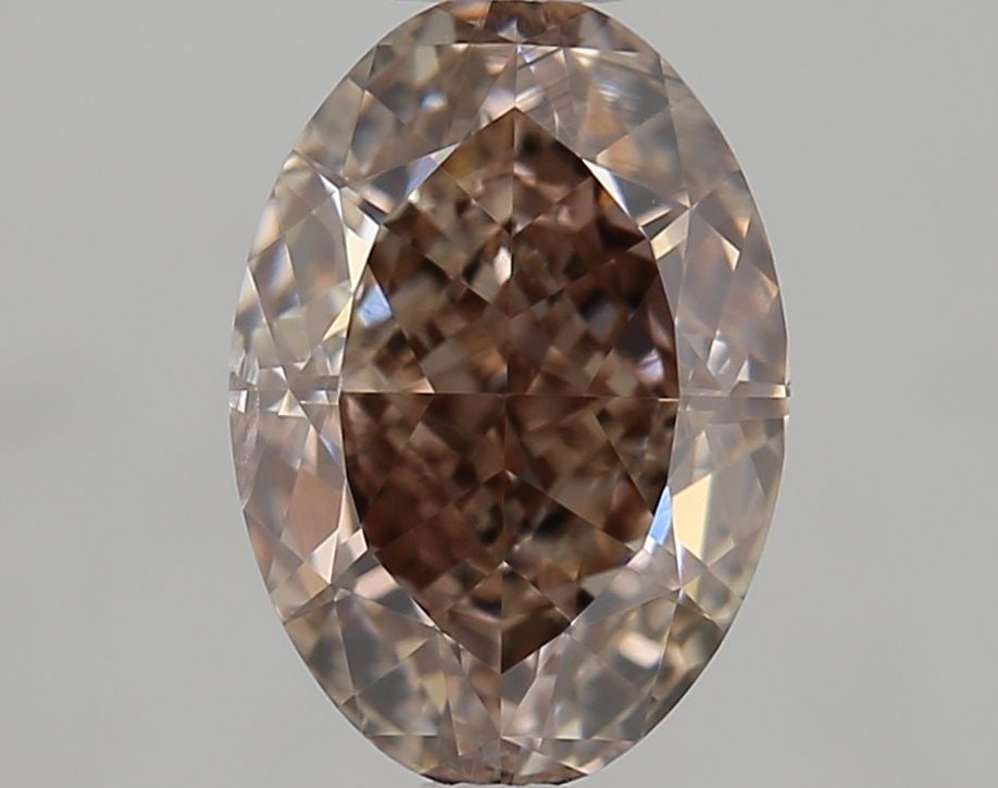 Loose Diamond - OVAL 1.57ct Fancy Pinkish Brown SI2: Loose Diamond - OVAL 1.57ct Fancy Pinkish Brown SI2 Source: Natural Shape: OVAL Carats: 1.57 Color: Fancy Pinkish Brown Certification: GIA Video: