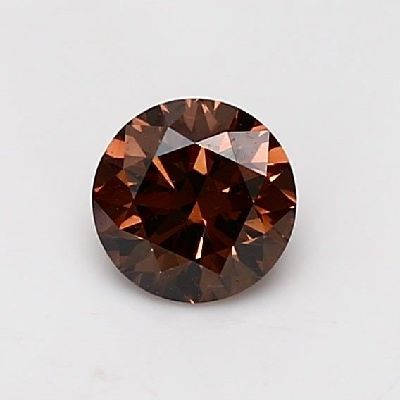 Loose Diamond - ROUND 0.71ct Fancy Dark Orangy Brown VVS1 (1 of 1)
