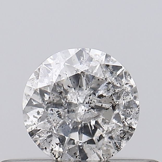 Loose Diamond - ROUND 0.23ct Salt and Pepper I3: Loose Diamond - ROUND 0.23ct Salt and Pepper I3 Source: Natural Shape: ROUND Carats: 0.23 Color: Salt and Pepper Certification: NONE Video:
