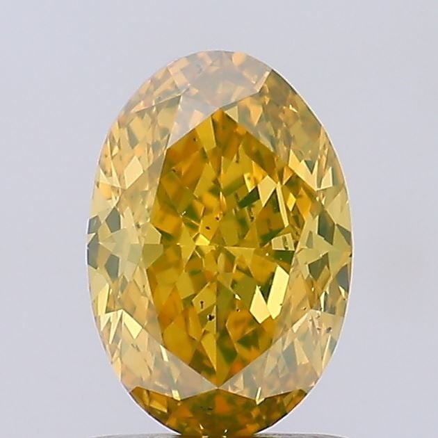 Loose Diamond - OVAL 1.51ct Fancy Deep Brownish Orangey Yellow SI2: Loose Diamond - OVAL 1.51ct Fancy Deep Brownish Orangey Yellow SI2 Source: Natural Shape: OVAL Carats: 1.51 Color: Fancy Deep Brownish Orangey Yellow Certification: GIA Video: