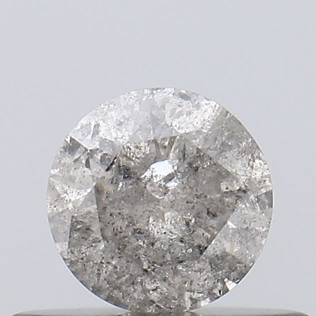Loose Diamond - ROUND 0.34ct Salt and Pepper I3: Loose Diamond - ROUND 0.34ct Salt and Pepper I3 Source: Natural Shape: ROUND Carats: 0.34 Color: Salt and Pepper Certification: NONE Video: