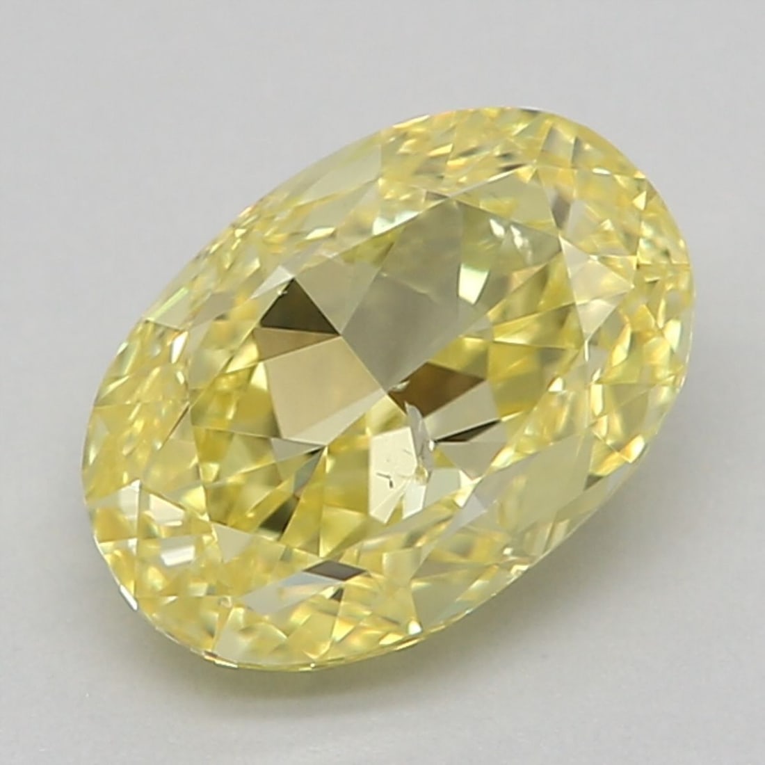 Loose Diamond - OVAL 1.0ct Fancy Intense Yellow SI2: Loose Diamond - OVAL 1.0ct Fancy Intense Yellow SI2 Source: Natural Shape: OVAL Carats: 1.0 Color: Fancy Intense Yellow Certification: GIA Video: