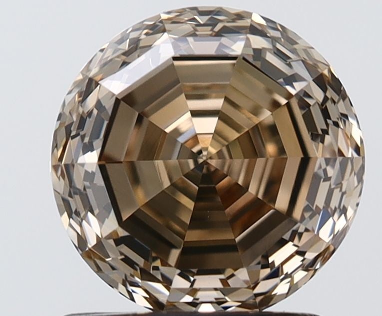 Loose Diamond - ROUND 1.57ct Yellow Brown VS1: Loose Diamond - ROUND 1.57ct Yellow Brown VS1 Source: Natural Shape: ROUND Carats: 1.57 Color: Yellow Brown Certification: NONE Video: