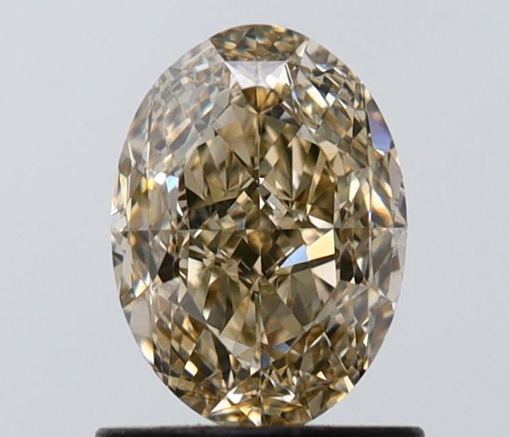 Loose Diamond - OVAL 1.25ct Fancy Yellowish Brown VS2: Loose Diamond - OVAL 1.25ct Fancy Yellowish Brown VS2 Source: Natural Shape: OVAL Carats: 1.25 Color: Fancy Yellowish Brown Certification: GIA Video: