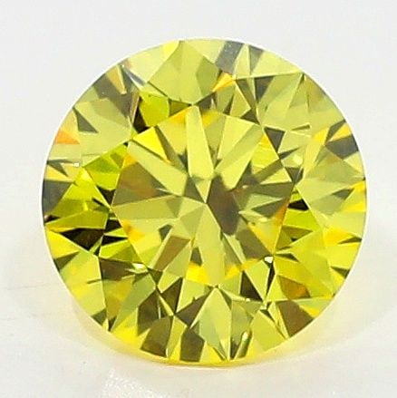 Loose Diamond - ROUND 0.32ct Fancy Vivid Yellow SI1: Loose Diamond - ROUND 0.32ct Fancy Vivid Yellow SI1 Source: Natural Shape: ROUND Carats: 0.32 Color: Fancy Vivid Yellow Certification: GIA The Diamond Depot Guarantee: All items in this auction are gu
