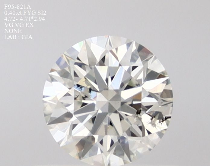 Loose Diamond - ROUND 0.4ct Faint Yellow Green SI2: Loose Diamond - ROUND 0.4ct Faint Yellow Green SI2 Source: Natural Shape: ROUND Carats: 0.4 Color: Faint Yellow Green Certification: GIA Video:
