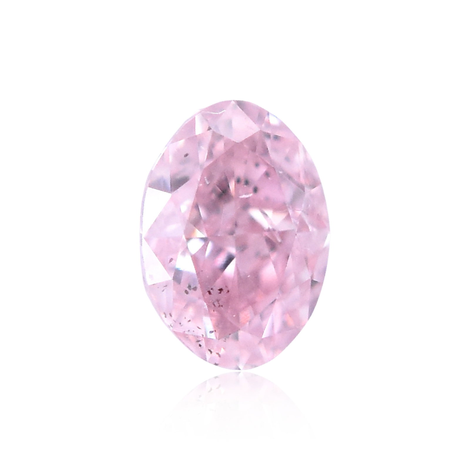Loose Diamond - OVAL 0.15ct Fancy Pink SI2: Loose Diamond - OVAL 0.15ct Fancy Pink SI2 Source: Natural Shape: OVAL Carats: 0.15 Color: Fancy Pink Certification: GIA Video: