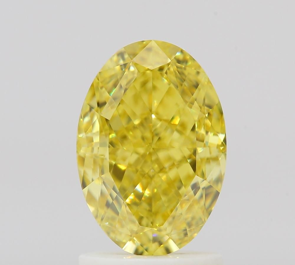 Loose Diamond - OVAL 2.0ct Fancy Vivid Yellow VS2: Loose Diamond - OVAL 2.0ct Fancy Vivid Yellow VS2 Source: Natural Shape: OVAL Carats: 2.0 Color: Fancy Vivid Yellow Certification: GIA Video: