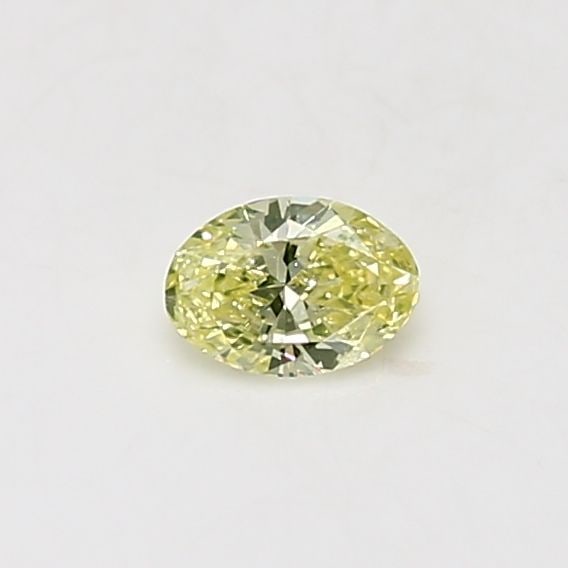 Loose Diamond - OVAL 0.23ct Fancy Light Green Yellow SI1: Loose Diamond - OVAL 0.23ct Fancy Light Green Yellow SI1 Source: Natural Shape: OVAL Carats: 0.23 Color: Fancy Light Green Yellow Certification: GIA Video: