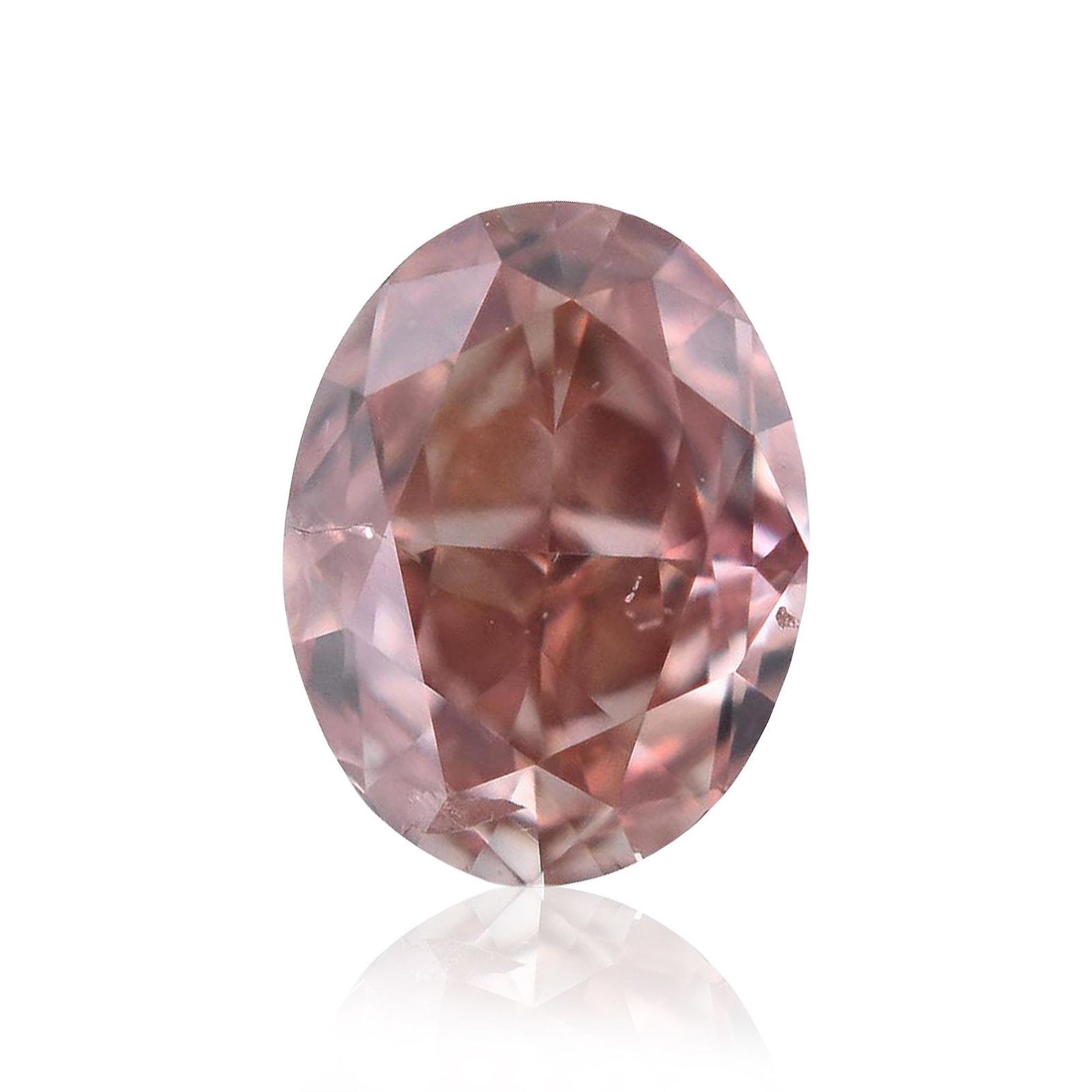 Loose Diamond - OVAL 0.18ct Fancy Intense Orangey Pink SI2 (1 of 1)