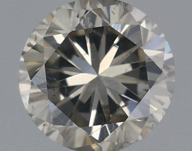 Loose Diamond - ROUND 0.55ct Fancy Dark Greenish Gray (1 of 1)