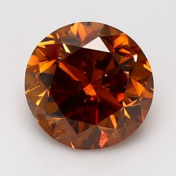 Loose Diamond - ROUND 2.24ct Fancy Deep Brownish Yellowish Orange I1: Loose Diamond - ROUND 2.24ct Fancy Deep Brownish Yellowish Orange I1 Source: Natural Shape: ROUND Carats: 2.24 Color: Fancy Deep Brownish Yellowish Orange Certification: GIA Video: