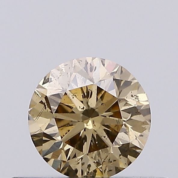 Loose Diamond - ROUND 0.3ct Fancy Light Brown SI2: Loose Diamond - ROUND 0.3ct Fancy Light Brown SI2 Source: Natural Shape: ROUND Carats: 0.3 Color: Fancy Light Brown Certification: NONE Video: