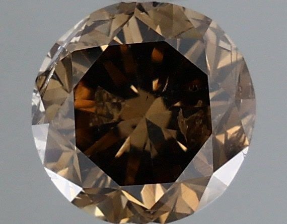 Loose Diamond - ROUND 0.58ct Fancy Dark Yellowish Brown: Loose Diamond - ROUND 0.58ct Fancy Dark Yellowish Brown Source: Natural Shape: ROUND Carats: 0.58 Color: Fancy Dark Yellowish Brown Certification: GIA Video: