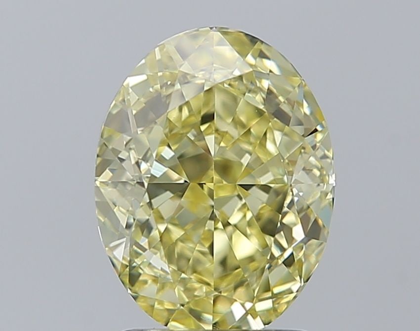 Loose Diamond - OVAL 2.08ct Fancy Intense Yellow VS2: Loose Diamond - OVAL 2.08ct Fancy Intense Yellow VS2 Source: Natural Shape: OVAL Carats: 2.08 Color: Fancy Intense Yellow Certification: GIA Video: