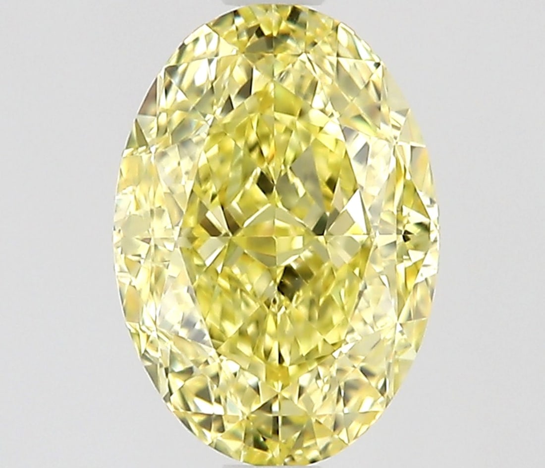 Loose Diamond - OVAL 1.01ct Fancy Intense Yellow VS2: Loose Diamond - OVAL 1.01ct Fancy Intense Yellow VS2 Source: Natural Shape: OVAL Carats: 1.01 Color: Fancy Intense Yellow Certification: GIA Video: