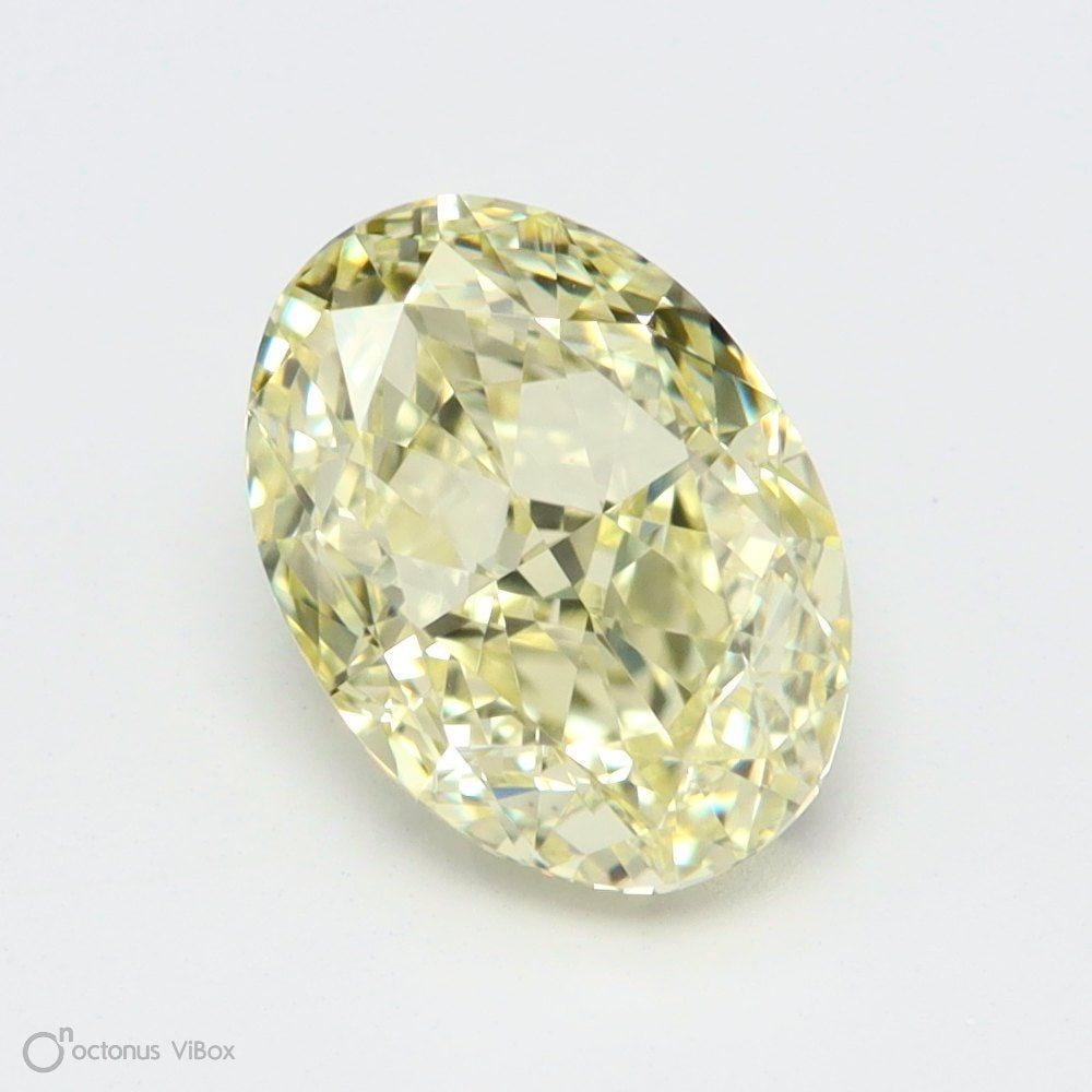 Loose Diamond - OVAL 1.01ct Fancy Light Yellow VS1: Loose Diamond - OVAL 1.01ct Fancy Light Yellow VS1 Source: Natural Shape: OVAL Carats: 1.01 Color: Fancy Light Yellow Certification: GIA The Diamond Depot Guarantee: All items in this auction are guar