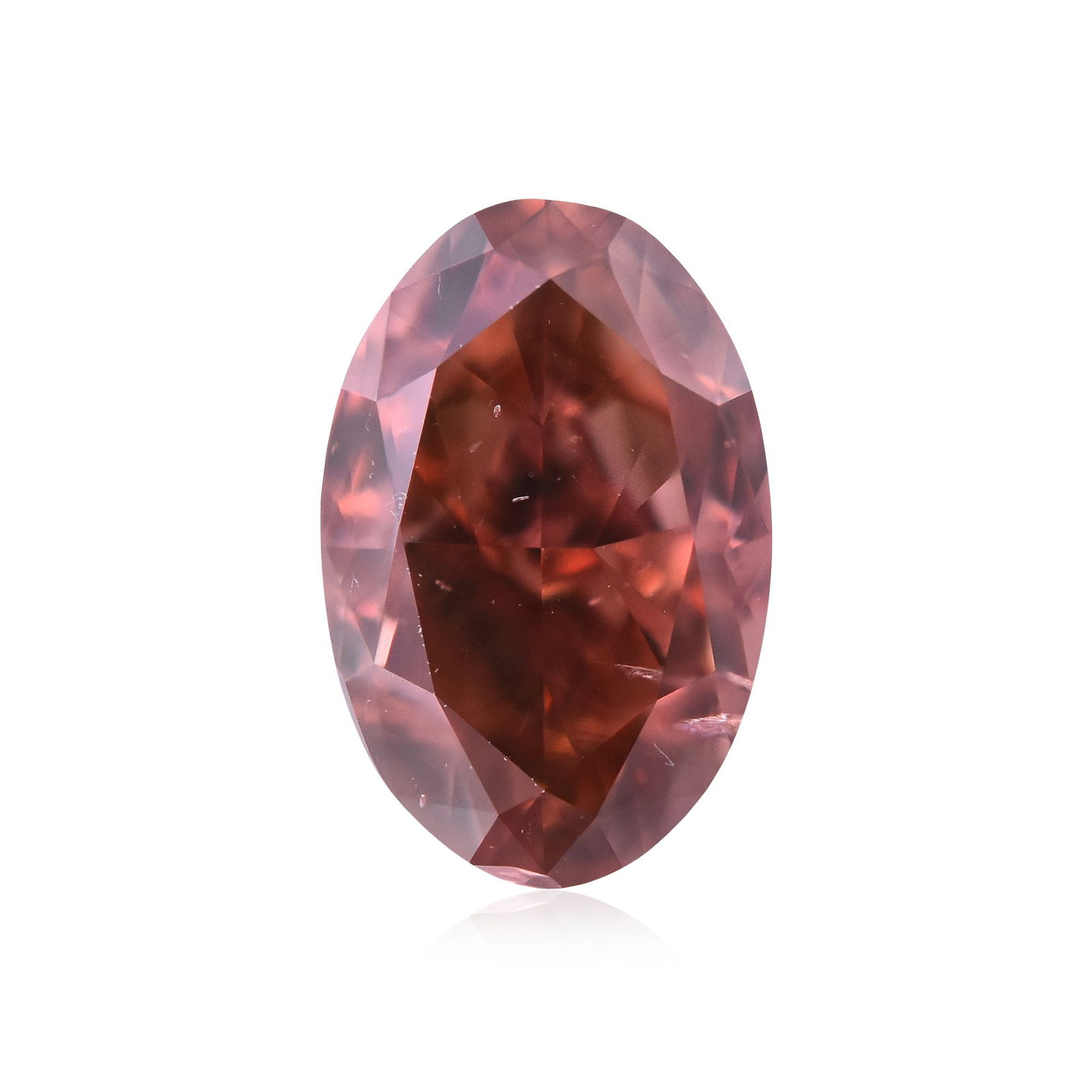 Loose Diamond - OVAL 0.8ct Fancy Deep Brownish Orangey Pink SI2: Loose Diamond - OVAL 0.8ct Fancy Deep Brownish Orangey Pink SI2 Source: Natural Shape: OVAL Carats: 0.8 Color: Fancy Deep Brownish Orangey Pink Certification: GIA Video: