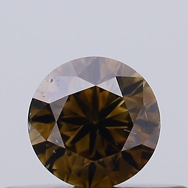 Loose Diamond - ROUND 0.29ct Fancy Brown SI2: Loose Diamond - ROUND 0.29ct Fancy Brown SI2 Source: Natural Shape: ROUND Carats: 0.29 Color: Fancy Brown Certification: NONE Video: