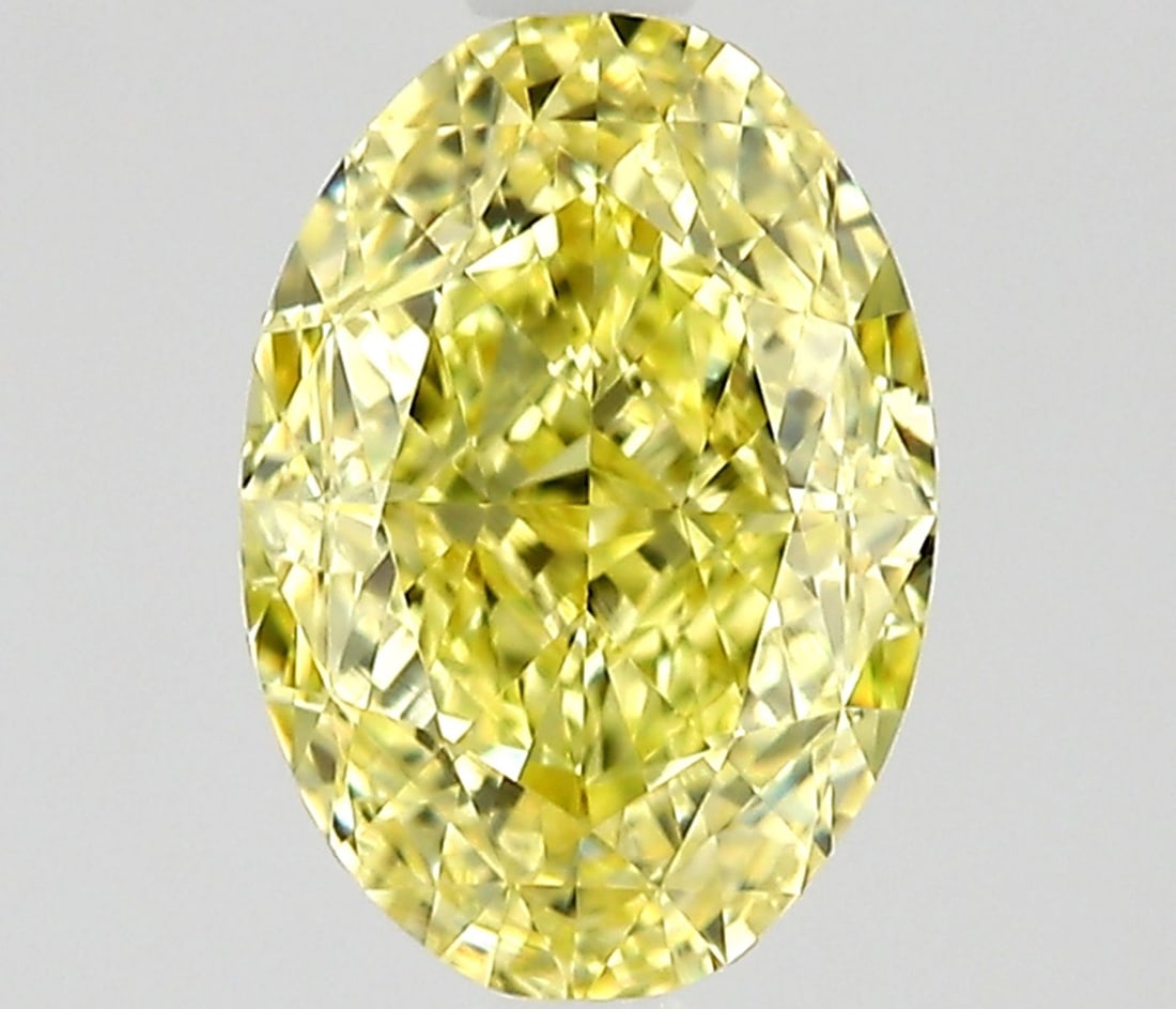 Loose Diamond - OVAL 0.9ct Fancy Yellow VS1: Loose Diamond - OVAL 0.9ct Fancy Yellow VS1 Source: Natural Shape: OVAL Carats: 0.9 Color: Fancy Yellow Certification: GIA Video:
