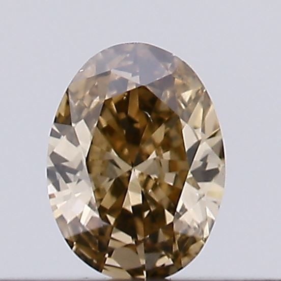 Loose Diamond - OVAL 0.15ct Fancy Brown VS2: Loose Diamond - OVAL 0.15ct Fancy Brown VS2 Source: Natural Shape: OVAL Carats: 0.15 Color: Fancy Brown Certification: NONE Video: