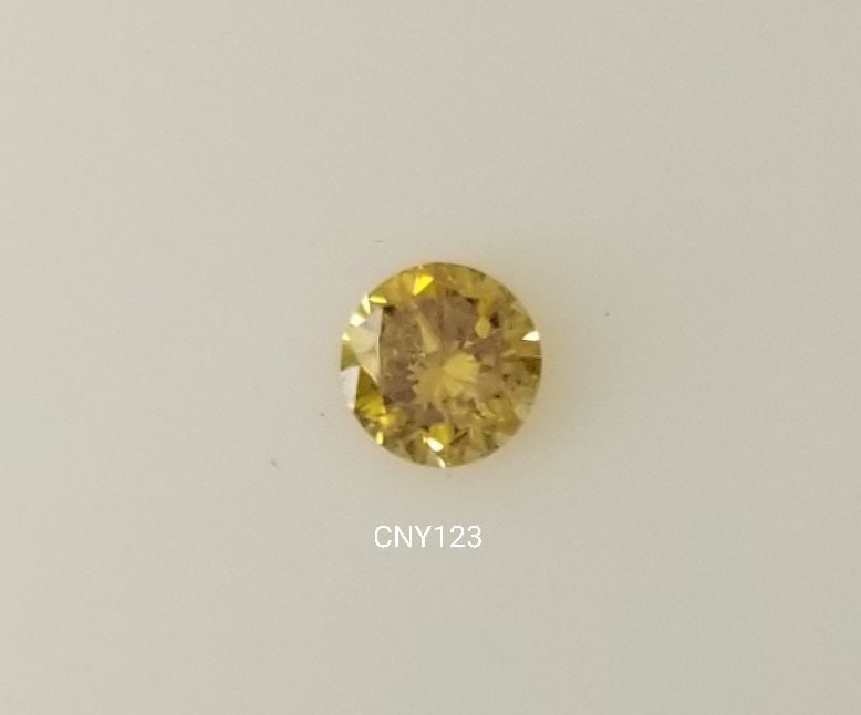 Loose Diamond - ROUND 0.4ct Fancy Intense Yellow I1: Loose Diamond - ROUND 0.4ct Fancy Intense Yellow I1 Source: Natural Shape: ROUND Carats: 0.4 Color: Fancy Intense Yellow Certification: NONE The Diamond Depot Guarantee: All items in this auction are