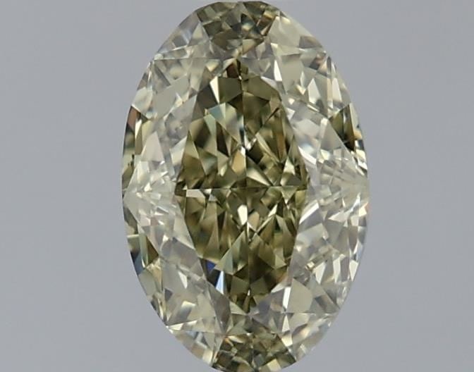Loose Diamond - OVAL 1.02ct Fancy Dark Gray Greenish Yellow VVS2 (1 of 1)