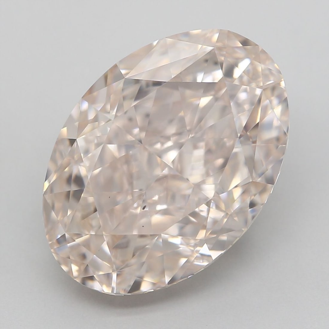 Loose Diamond - OVAL 5.22ct Fancy Light Pinkish Brown VS2 (1 of 1)