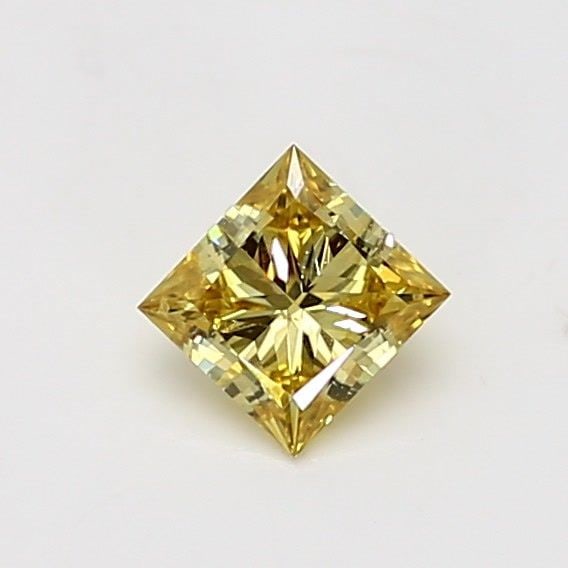 Loose Diamond - PRINCESS 0.5ct Fancy Vivid Yellow SI1 (1 of 1)