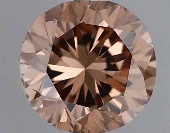 Loose Diamond - ROUND 0.29ct Fancy Deep Brown Pink VS2 (1 of 1)