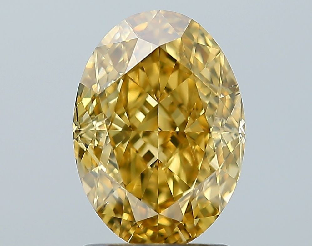 Loose Diamond - OVAL 2.03ct Fancy Yellow SI1: Loose Diamond - OVAL 2.03ct Fancy Yellow SI1 Source: Natural Shape: OVAL Carats: 2.03 Color: Fancy Yellow Certification: GIA Video: