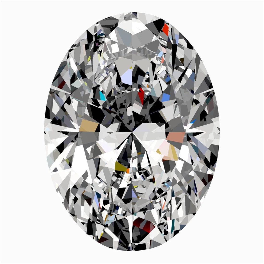 Loose Diamond - OVAL 0.6ct D VVS2: Loose Diamond - OVAL 0.6ct D VVS2 Source: Natural Shape: OVAL Carats: 0.6 Color: D Clarity: VVS2 Certification: GIA Video:
