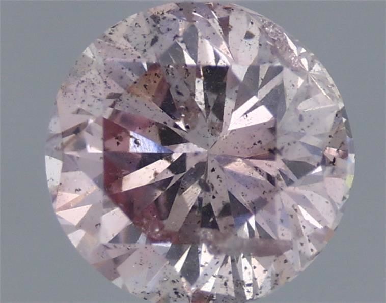 Loose Diamond - ROUND 0.5ct Fancy Brownish Purple Pink (1 of 1)
